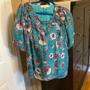 Loft blouse size large excellent used condition